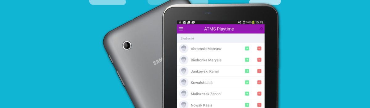 ATMS Playtime – aktualizacja aplikacji mobilnej do rejestracji obecności
